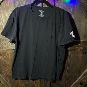 True Religion Black Short Sleeve T-Shirt – Size Large